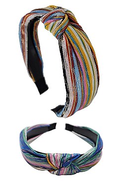 Pack of 12 Assorted Color African Print Headband