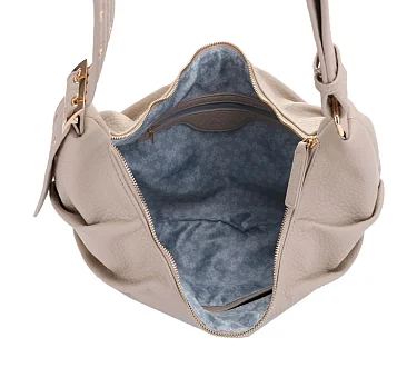 Ruched Crescent Large Size Hobo Shoulder Bag
