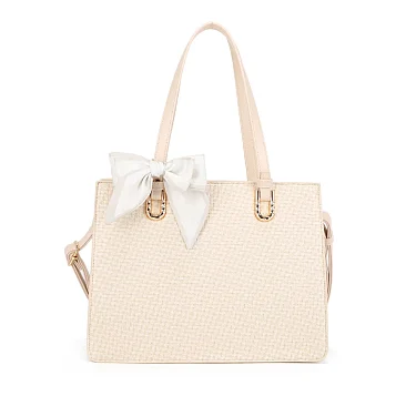 Scarfed Embossed High-End Boutique Stachel / Tote