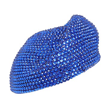 HOT Rhinestone covered Beret Hat