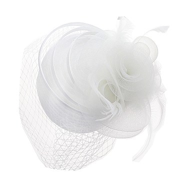 UNIQUE Pillbox SATIN Hat With VEIL