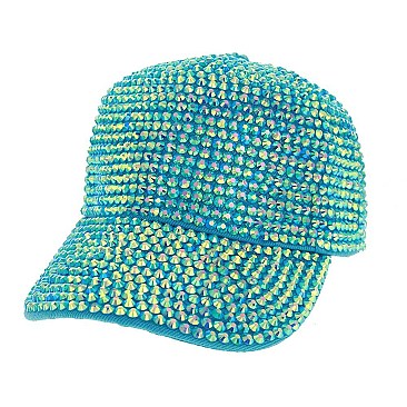 RHINESTONE GEM BASEBALL CAP