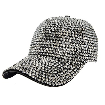 RHINESTONE GEM BASEBALL CAP