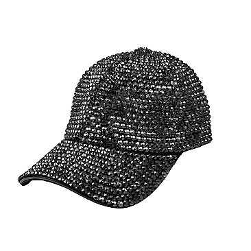 RHINESTONE GEM BASEBALL CAP