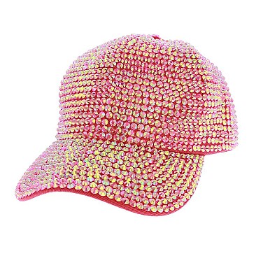 RHINESTONE GEM BASEBALL CAP