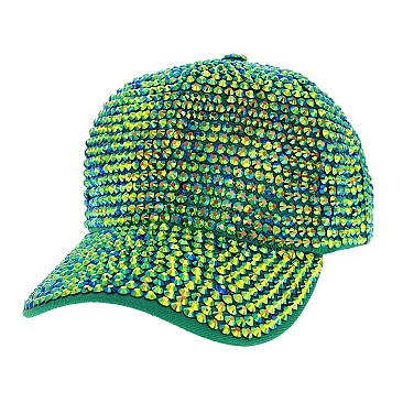 RHINESTONE GEM BASEBALL CAP