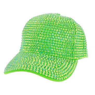 RHINESTONE GEM BASEBALL CAP