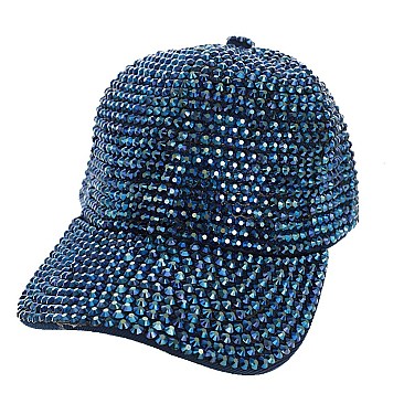 RHINESTONE GEM BASEBALL CAP