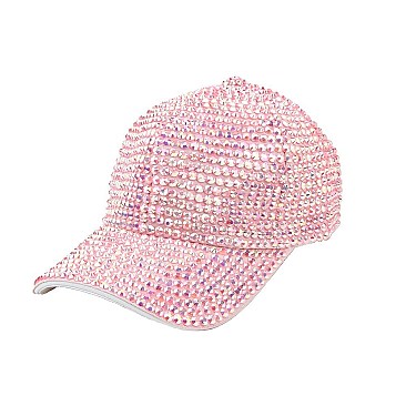 RHINESTONE GEM BASEBALL CAP