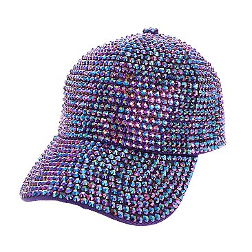 RHINESTONE GEM BASEBALL CAP