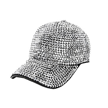 RHINESTONE GEM BASEBALL CAP