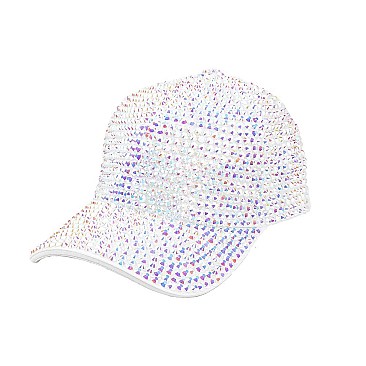 RHINESTONE GEM BASEBALL CAP