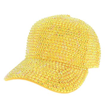 RHINESTONE GEM BASEBALL CAP