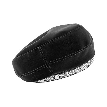 Faux Leather FRENCH WINTER BERET