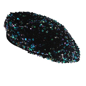 TRENDY SEQUIN COVERED FRENCH BERET