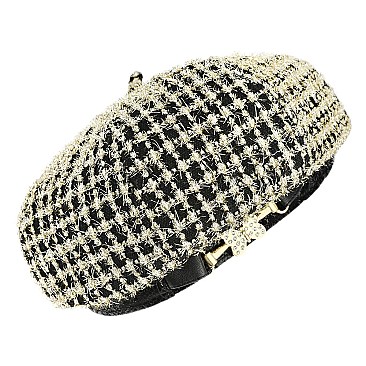 Glittery Winter Fashion Beret