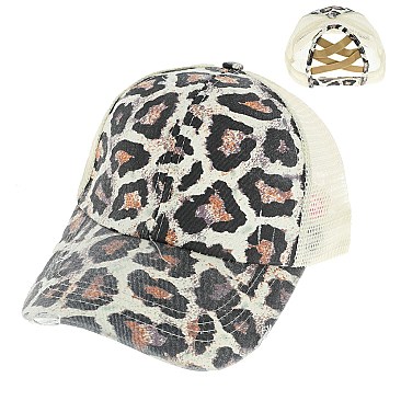 ANIMAL PRINT FANCY FASHION CAP