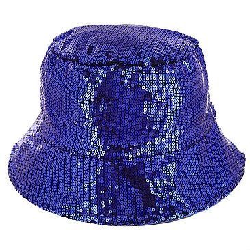 CHARMING SEQUIN BUCKET HAT