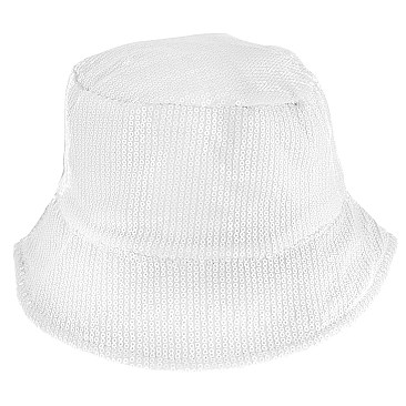 CHARMING SEQUIN BUCKET HAT