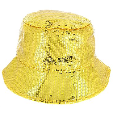 CHARMING SEQUIN BUCKET HAT