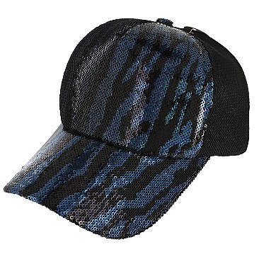 Trendy Sequin fashion Cap