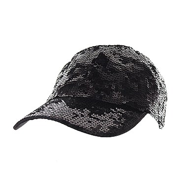 Trendy Sequin fashion Cap