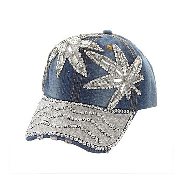 "Mary Jane" Fashion Rhinestone Cap MEZ746