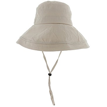 STRINGED BUCKET HAT