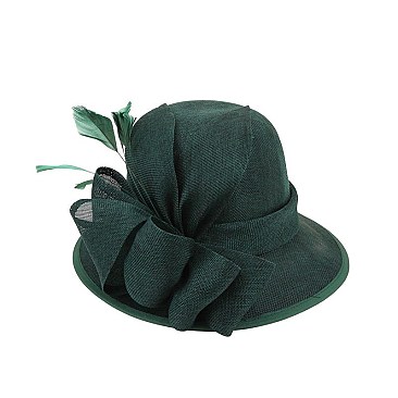 GATSBY FLAX FABRIC SMALL HAT