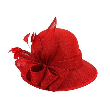 GATSBY FLAX FABRIC SMALL HAT