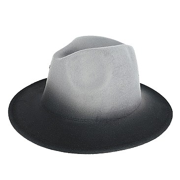 Gradual Shading Fedora Hat for Women