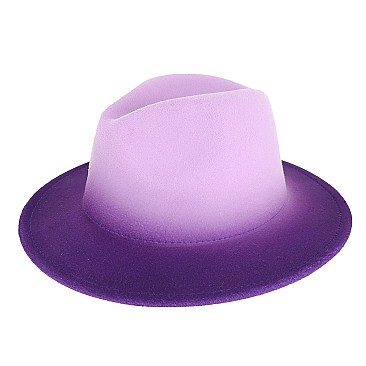 Gradual Shading Fedora Hat for Women