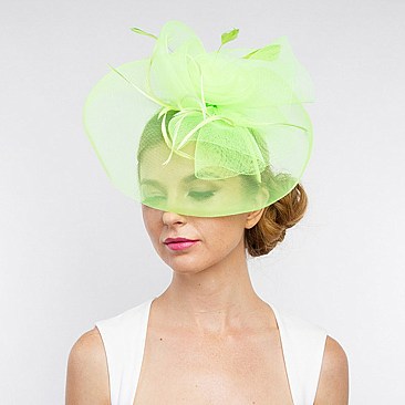 Trendy Mesh W/loopy Flower Headband/pin SLHTH2119