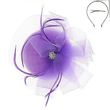 Classy Fascinator with JEWEL ACCENT