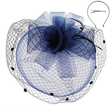 Classy MESH VEIL FASCINATOR