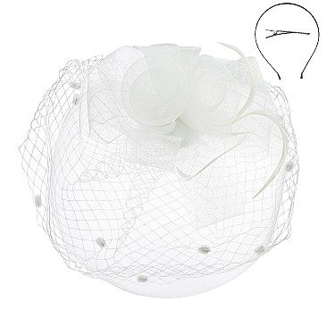 Classy MESH VEIL FASCINATOR