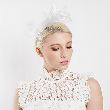 SIDE LOOPS FEATHERS FASCINATOR