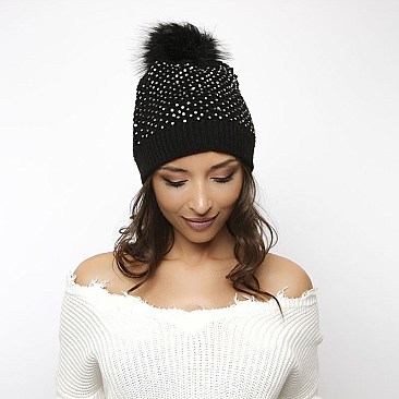 Trendy Embellished Beanie