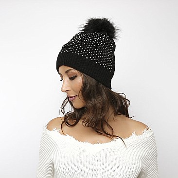 Trendy Embellished Beanie