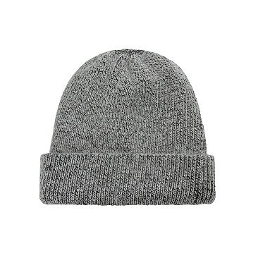 CLASSIC SLOUCHY KNIT SOFT THICK BEANIE