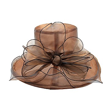 Elegant Organza Floppy EASTER Church Hat