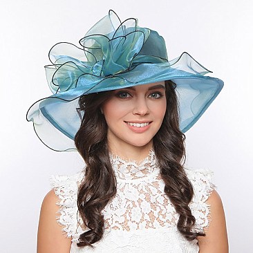 Elegant Organza Floppy EASTER Church Hat