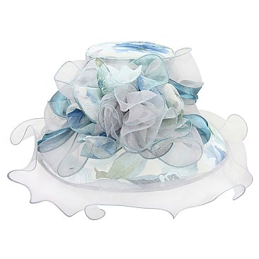 Elegant Organza Floppy Church Hat SLHTO1090