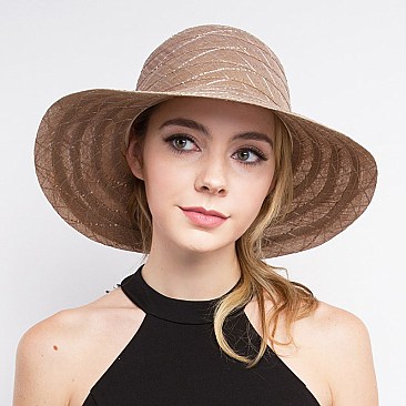 Summer Beach Hat W/bow On Side