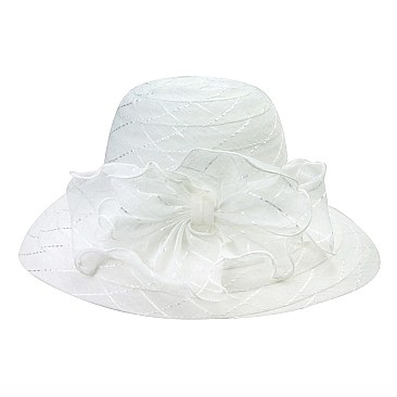 Summer Beach Hat W/bow On Side