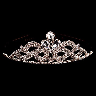 CHIC RHINESTONE TIARA