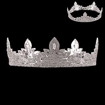 GRAND CASTLE RHINESTONE CROWN SLHTY8027