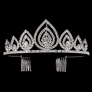 ELEGANT CANDLE LIT RHINESTONE TIARA SLHTY8739