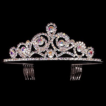 SPLENDID RICH LOOPS RHINESTONE TIARA SLHTY8745