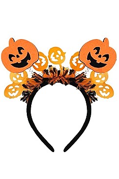 PACK OF 12 TRENDY ASSORTED DESIGN HALLOWEEN THEME HEADBAND